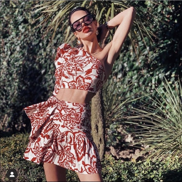 ZARA NWT FLORAL PRINT SKIRT - Picture 7 of 16